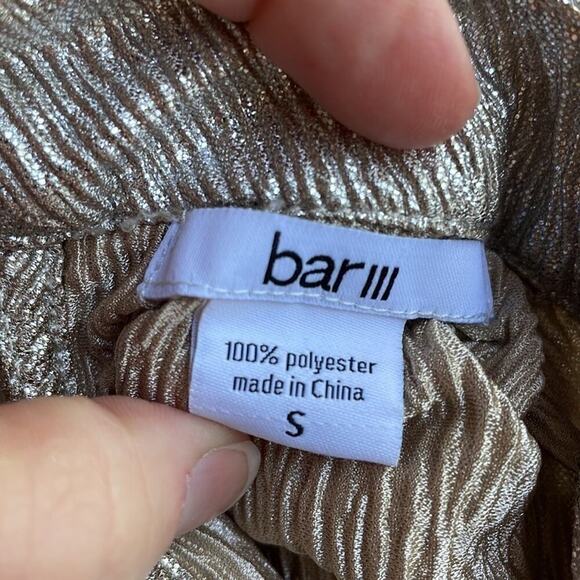 Bar III metallic gold halter blouse - Picture 5 of 6